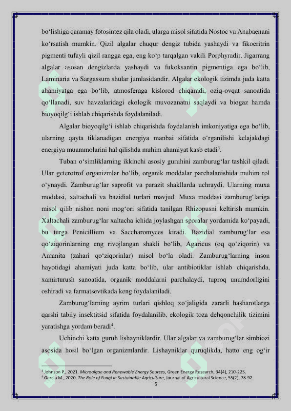 Tuban oʻsimliklar va sistematikasini oʻrganish metodikasi 6