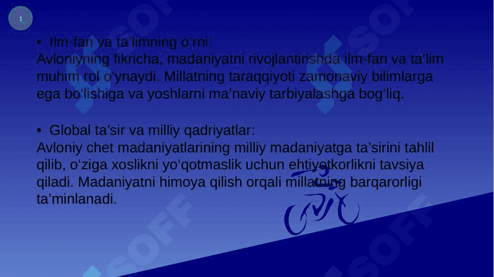 Abdulla Avloniyning 'Madaniyat toʻlqinlari' va E. Tofflerning 'Uchinchi toʻlqin' asarlarining qiyosiy tahlili 5