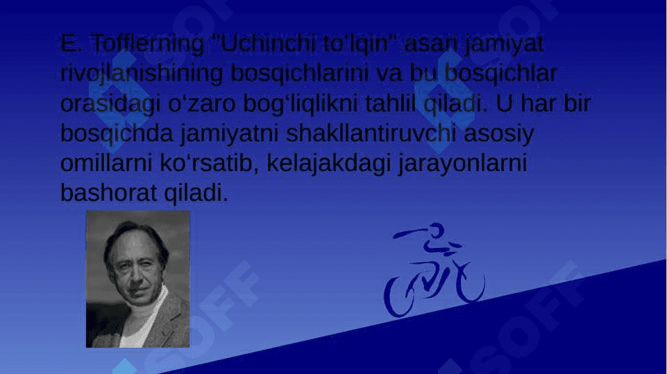 Abdulla Avloniyning 'Madaniyat toʻlqinlari' va E. Tofflerning 'Uchinchi toʻlqin' asarlarining qiyosiy tahlili 6