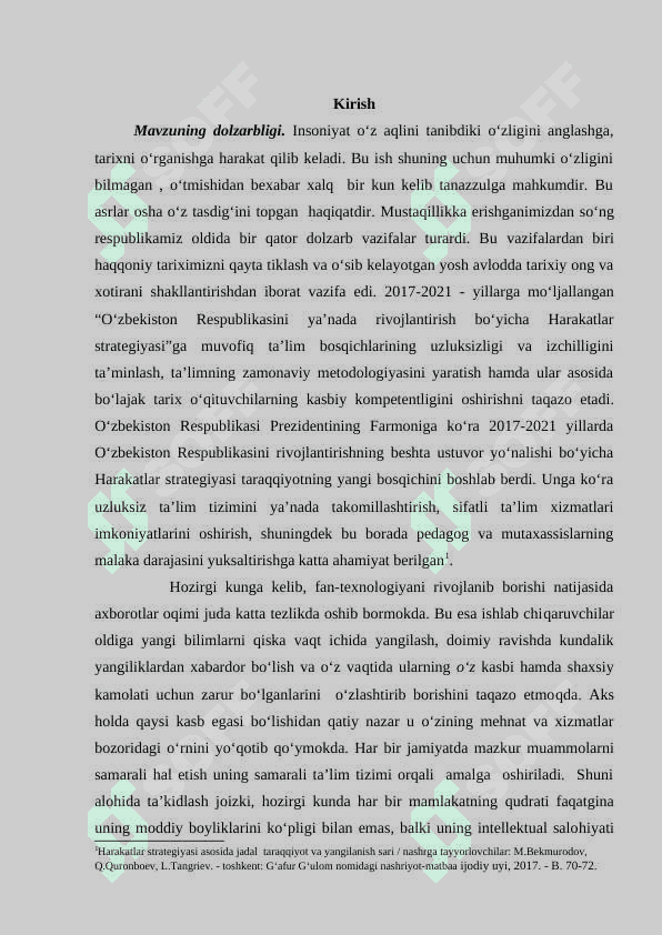 Qo’qon xonligining Rossiya imperiyasi tomonidan bosib olinishiga doir manbalar 3