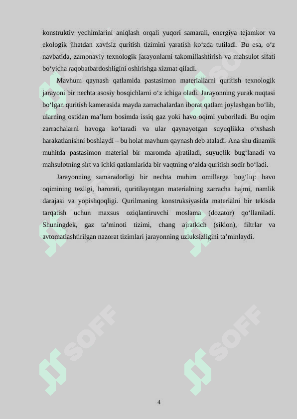 MAVXUM QAYNASH QATLAMLARIDA PASTASIMON MATERIALLARNI QURITISH LOYIXASI 3