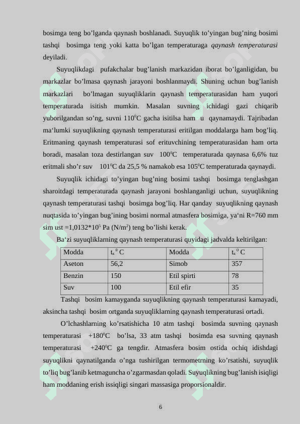 MAVXUM QAYNASH QATLAMLARIDA PASTASIMON MATERIALLARNI QURITISH LOYIXASI 5