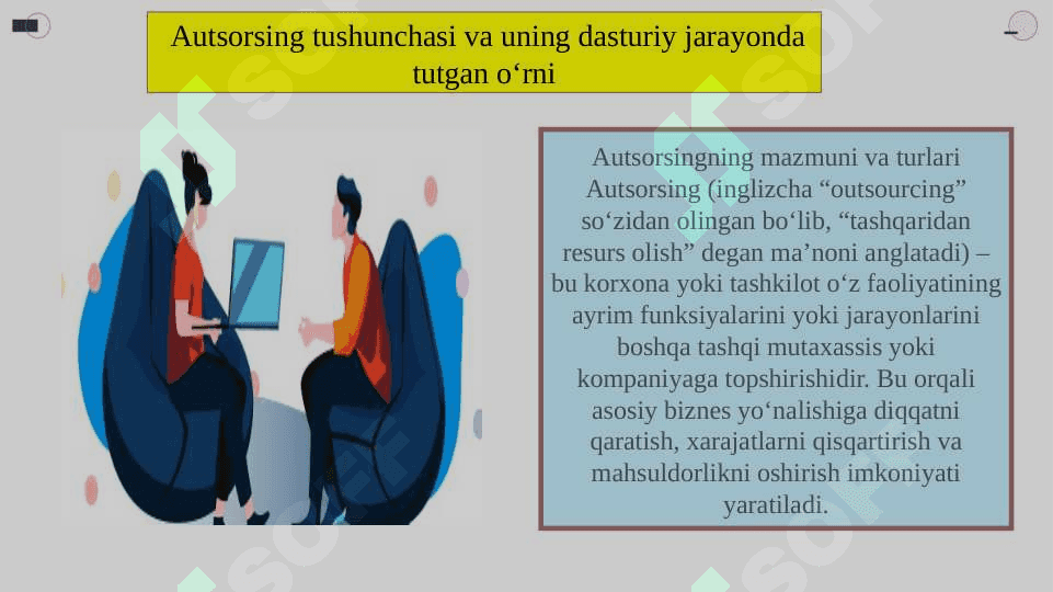 Autsorsing dasturini amalga oshirishda riskni pasaytirish yo‘llari 4