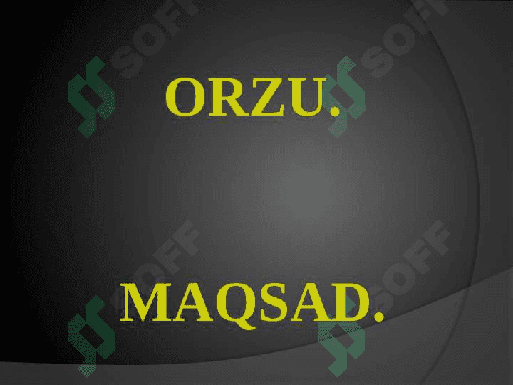 MUVOFFAQIYATLI  INSON BO’LISH TEXNOLOGIYASI 2