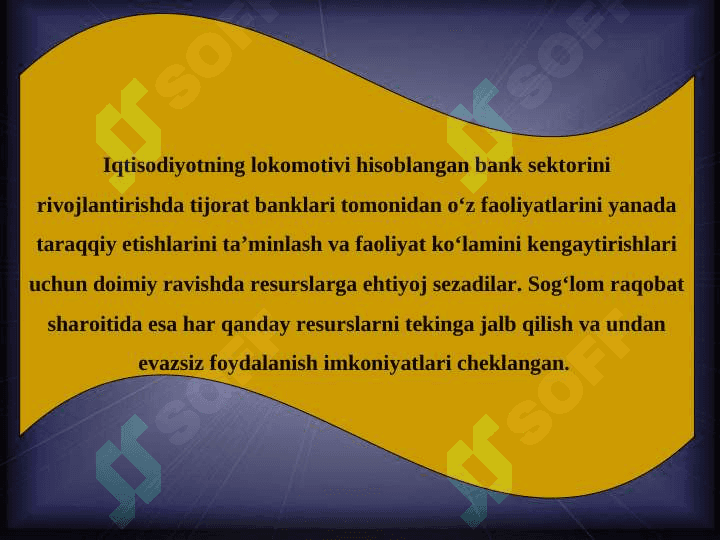 O’zbеkistоndа bаnk sеktоrini rаqаmlаshtirish sаmаrаdоrligi 2