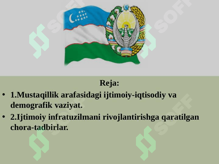 6-Mavzu. O‘zbekiston Respublikasida ijtimoiy o‘zgarishlar 2