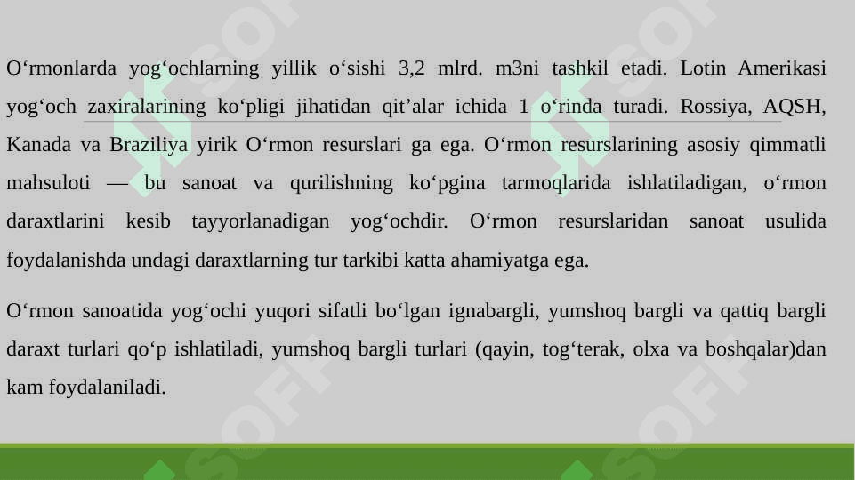 O'RMON RESURSLARINING IQTISODIY QIYMATINI ANIQLASHDA YONDASHUVLAR 8