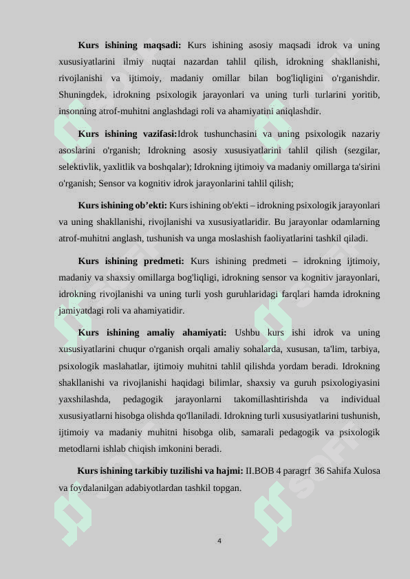 IDROK VA UNING XUSUSIYATLARI 4