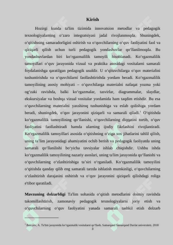 Ko‘rgazmalilik tamoyillari asosida  o‘qitishning o‘ziga xos jihatlari 3