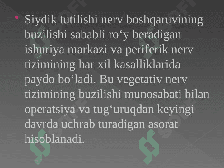 siydik ajralish muammolarida bemorlarga 3