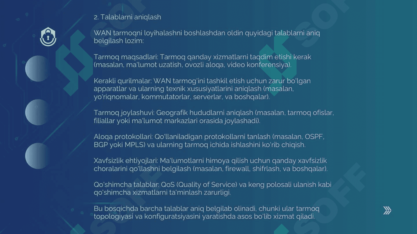 Sisko Paket Traser dasturida WAN tarmoqni loyihalash 4