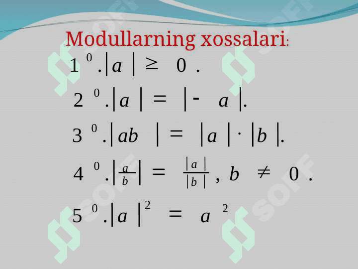 MathCAD dasturida  tenglama va tengsizliklar 8