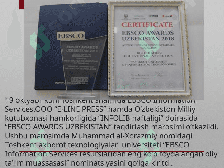 Ochiq va yopiq turdagi ma’lumot bazalari  EBSCO 7