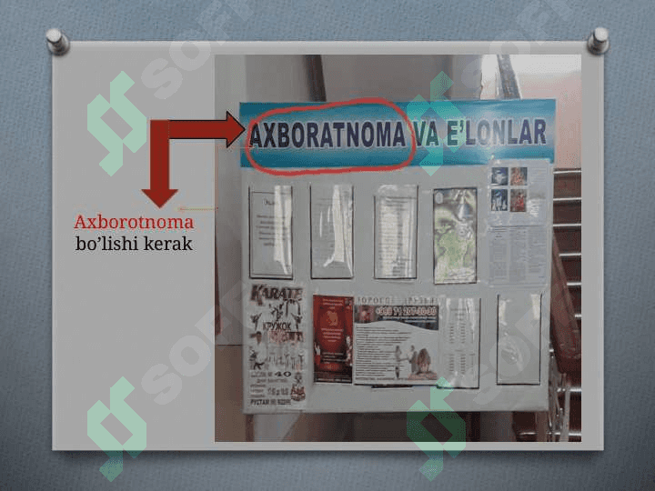 Imlo hatolar qo’yilgan matnlarni topish va ulardagi kamchiliklarni muhokama qilish 3