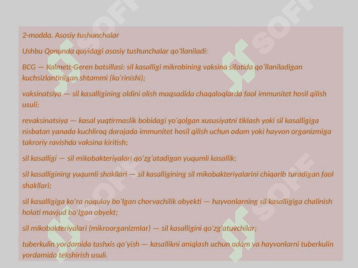 O'zbekiston respublikasida tuberkulozga qarshi kurashishning milliy dasturi 5