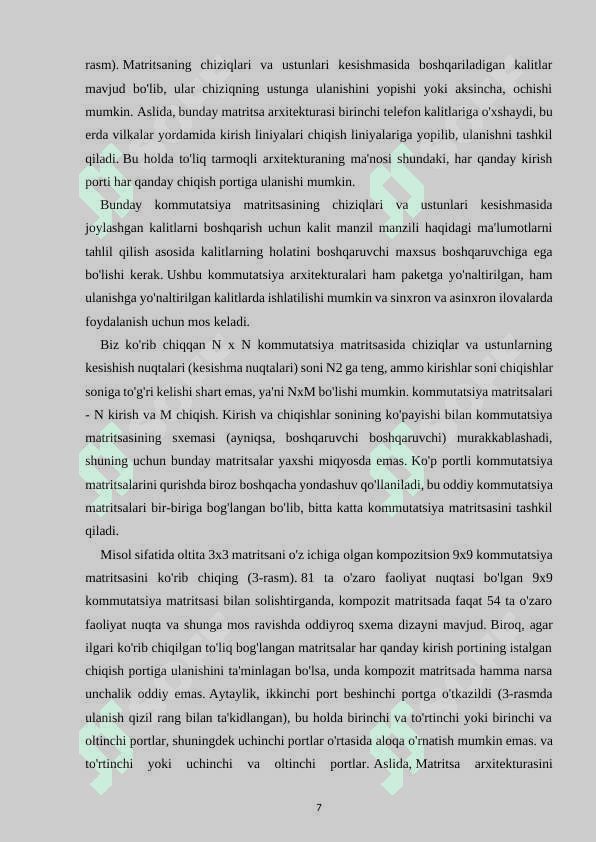 ZAMONAVIY  KOMMUTATSIYA TEXNOLOGIYALARI 6