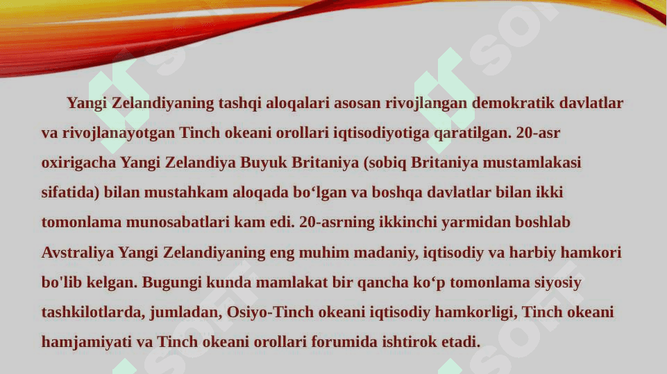 YANGI ZELANDIYA DAVLATI 6