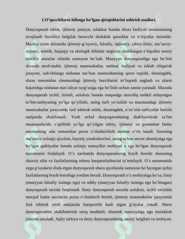 O‘quvchilar bilim sifatini oshirish va sinfda intizomni mustahkamlash 4