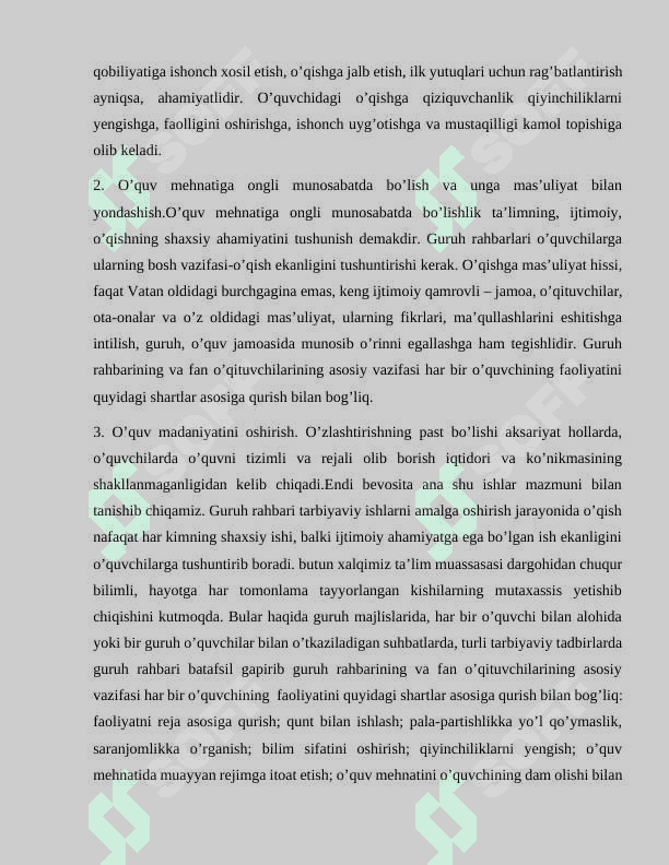 O‘quvchilar bilim sifatini oshirish va sinfda intizomni mustahkamlash 7
