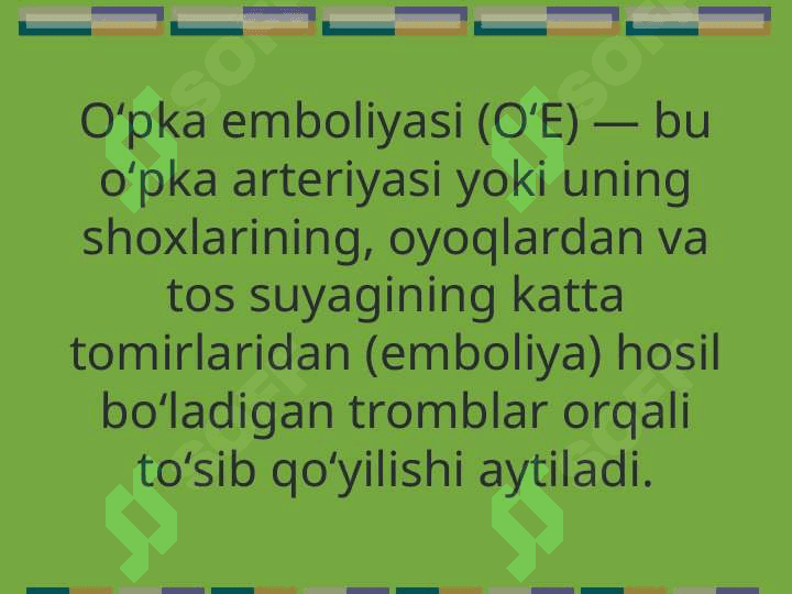 Õpka arteriyasi tromboemboliyasi. Õpka yuragi. Nafas yetishmovchiligi.Õpka arteriyasi tromboemboliyasi. Õpka yuragi. Nafas yetishmovchiligi. 3