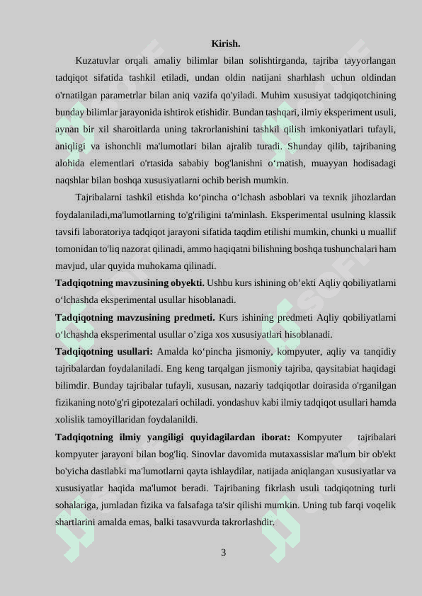 Aqliy qobiliyatlarni o‘lchashda eksperimental usullar 3