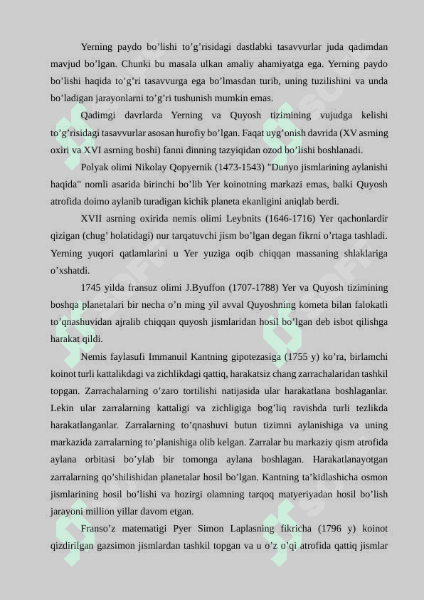 Yotqiziqlarning turlari va tarkibi - Ётқизиқларнинг турлари ва таркиби 2