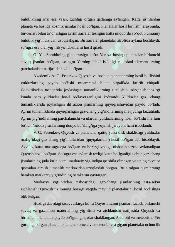 Yotqiziqlarning turlari va tarkibi - Ётқизиқларнинг турлари ва таркиби 4