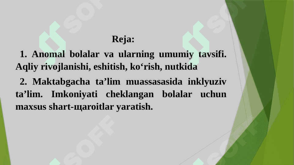 O`zbekistonda bolalarni anomaliya bilan tug`ilishini oldini olishdagi chora tadbirlar 2