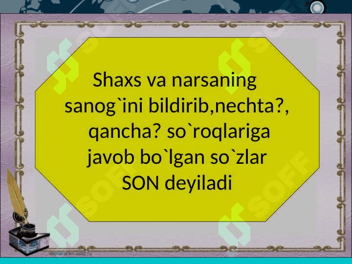 Son so’z turkumi 2