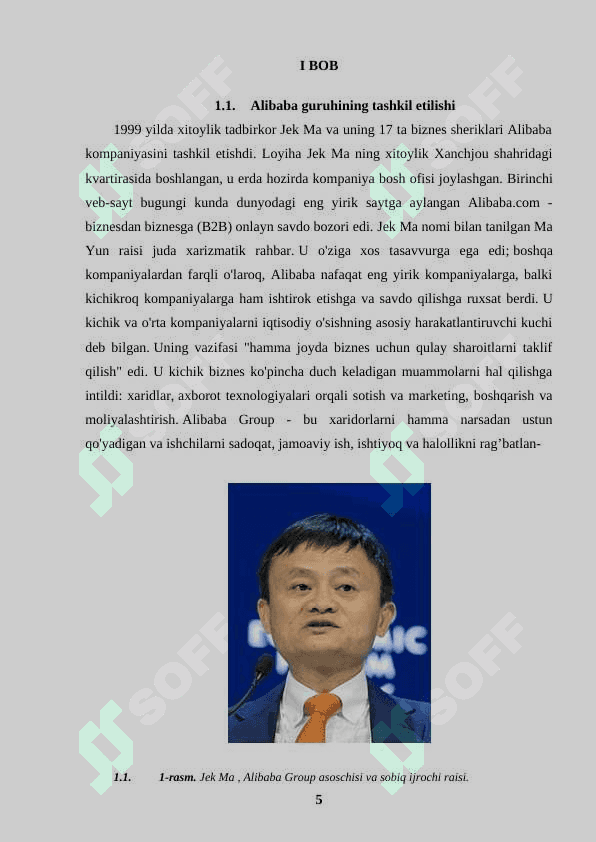 Yuqori tahnologiyali brendlarni boshqarish. ( Alibaba Group misolida ) 5