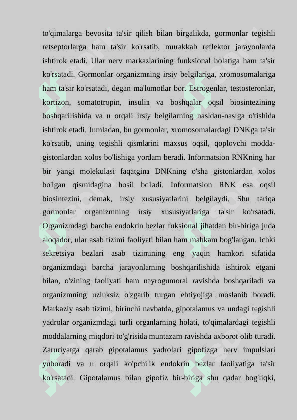 Ichki sekretsiya bezlari fiziologiyasi 5