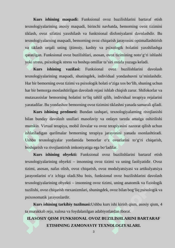 Funksional ovoz buzilishlarini bartaraf etish texnalogiyalari 3
