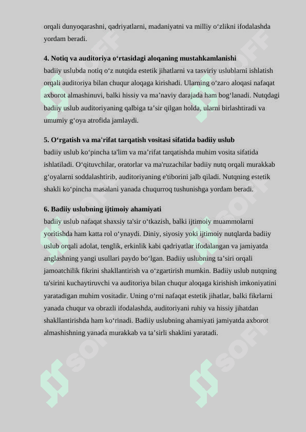 Nutq uslublari. Badiiy uslub 4