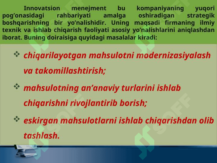 Innovatsion jarayonni tashkil etish va uni boshqarish 4
