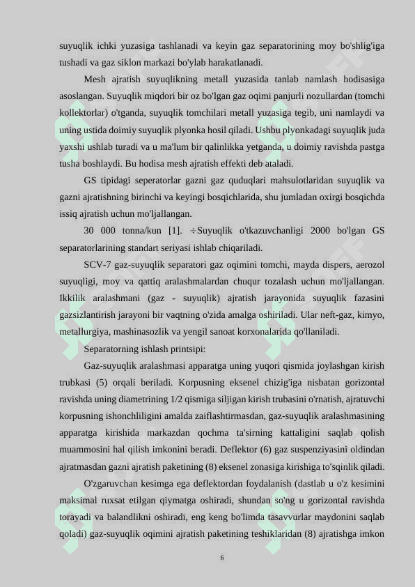 SEPARATSIYALASH UZELLARINI AVTOMATLASHTIRISH 5