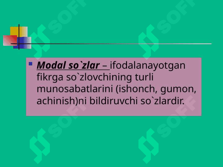 Modal so'zlar 2