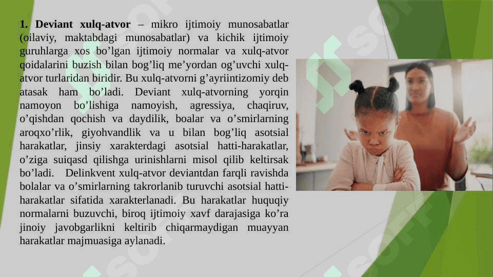 Deviatsiya va uning turlari 4
