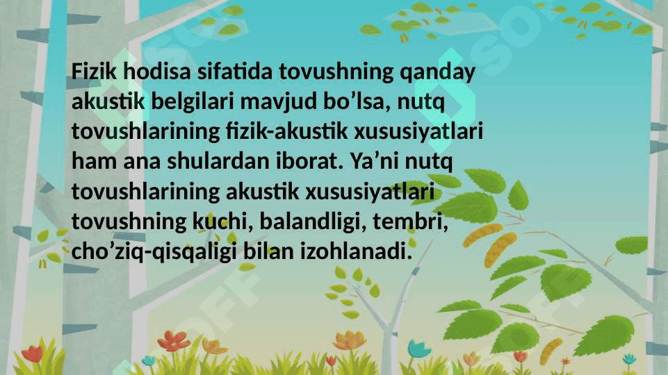 Nutq tovushlarining Fizik-akustik hususiyatlari 2 8