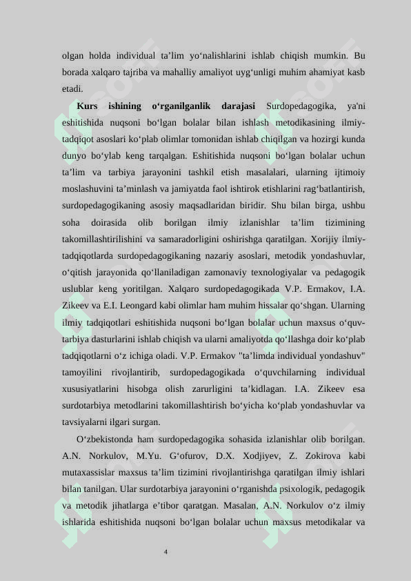 Eshitishida nuqsoni bo‘lgan bolalar maktabida o‘qitishning tashkiliy shakllari 4