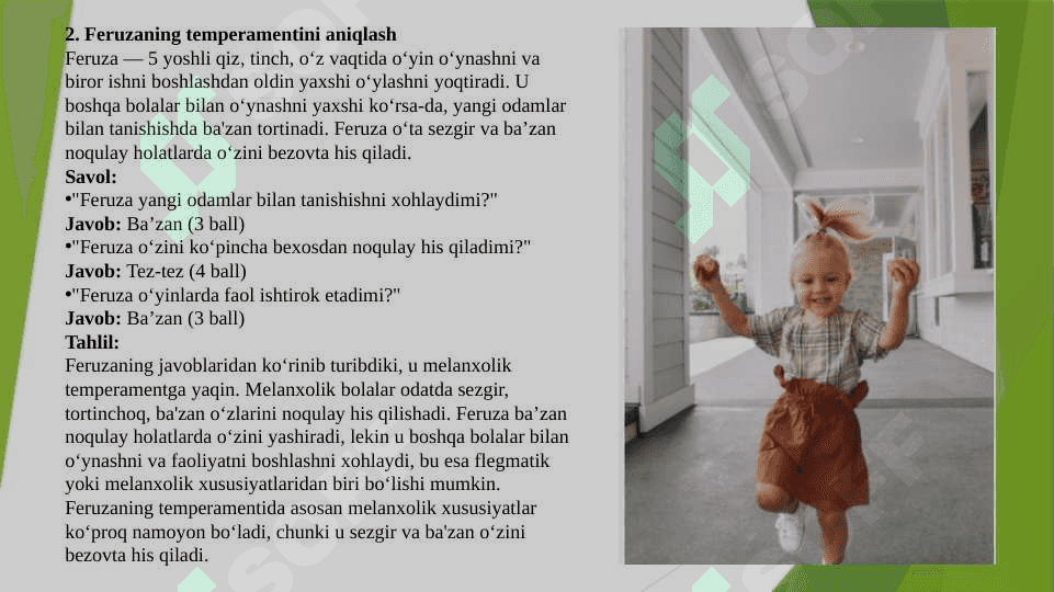 Temperament, qobiliyat, xarakter 5