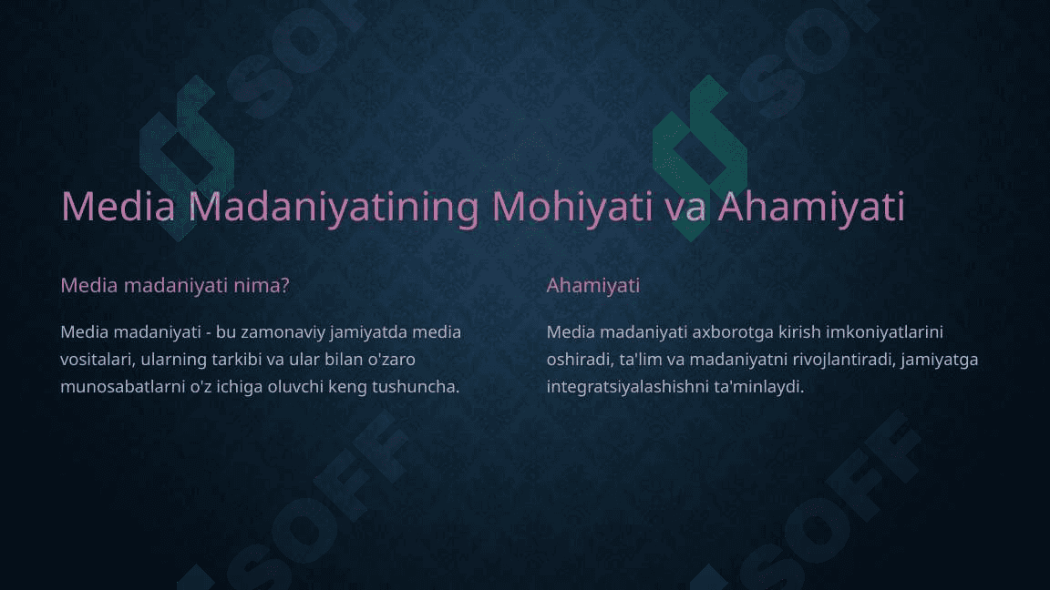 Media Madaniyat va Innovatsion Pedagogika 2
