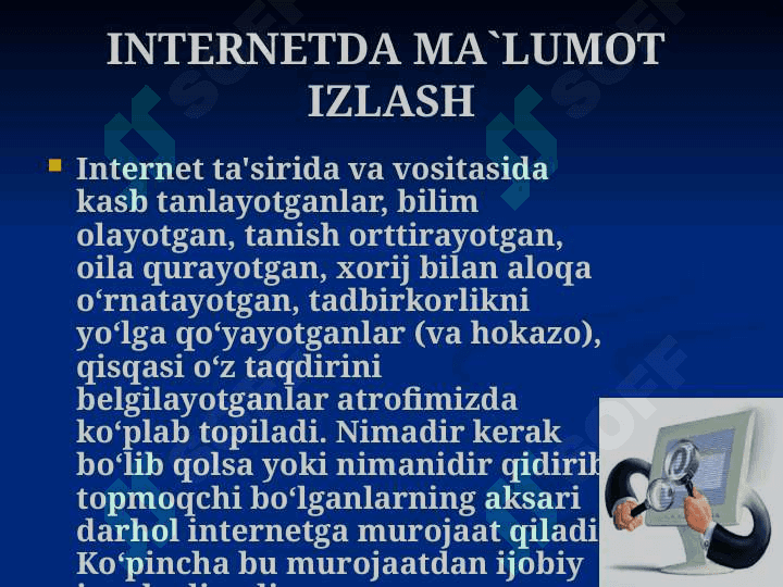 Internetda axborot qidiruv tizimi 2