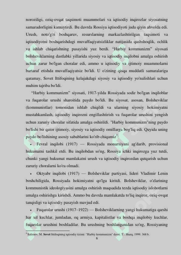 Xalqqa qarshi harbiy komunizm siyosati 6