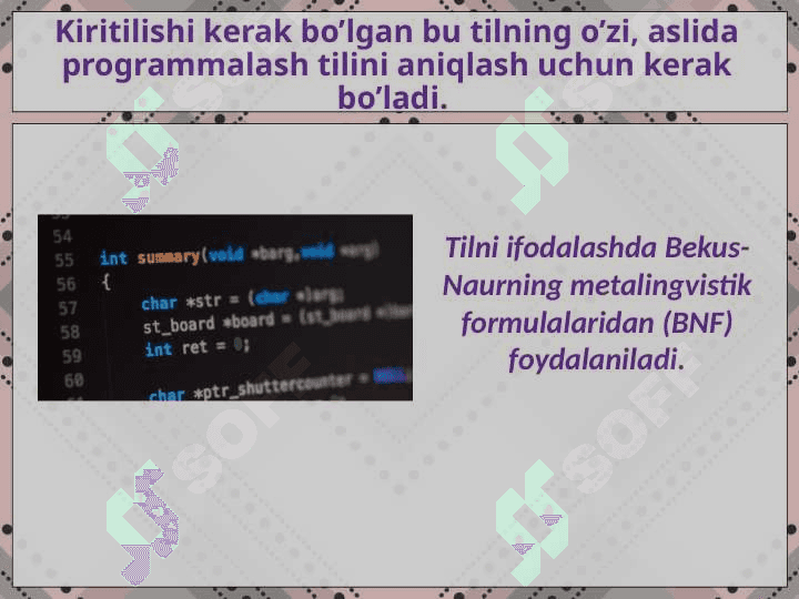 Algoritmik Metalingvistika 4