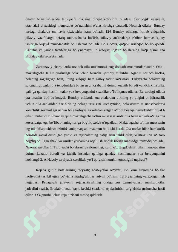 PEDAGOGLIK KASBI VA UNING KASBIY KOMPETENSIYALARI. 7