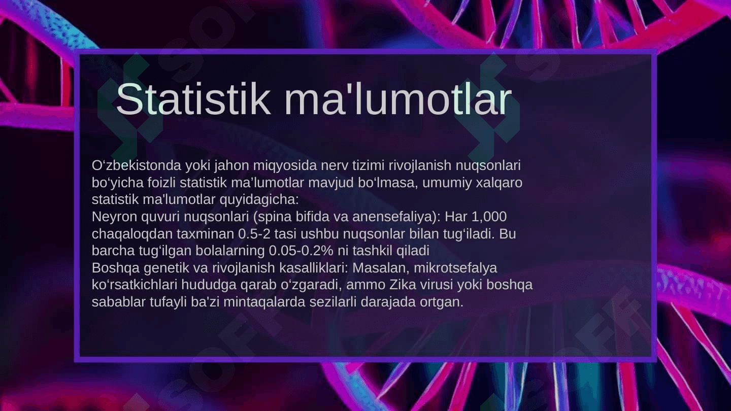 Nerv sistemasi rivojlanish nuqsonlari 3