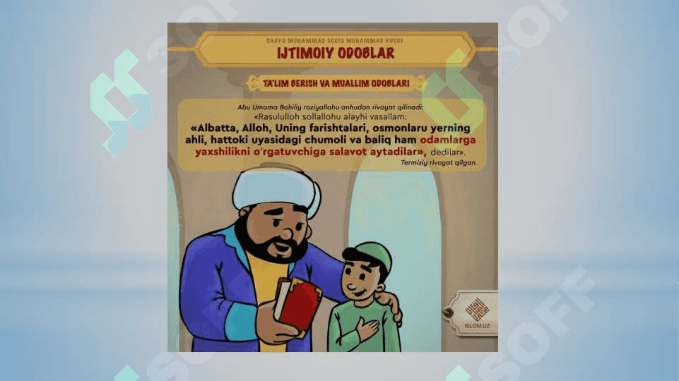 Islomda ahloqiy qadriyatlar va sog’lom turmish tarzi 8
