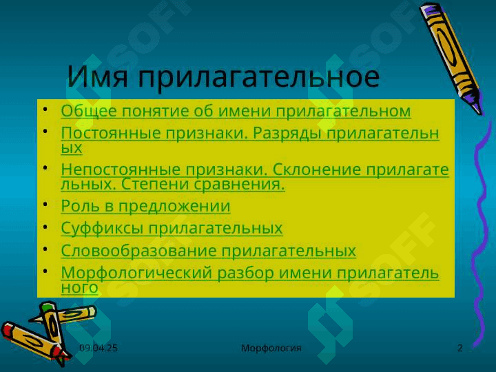 Морфология 2