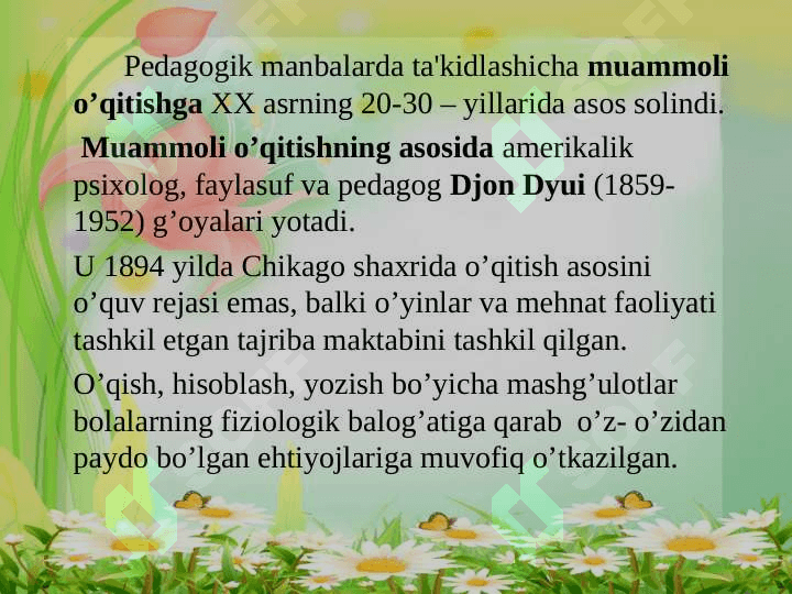 МУАММОЛИ ЎҚИТИШ ТЕХНОЛОГИЯСИ 5