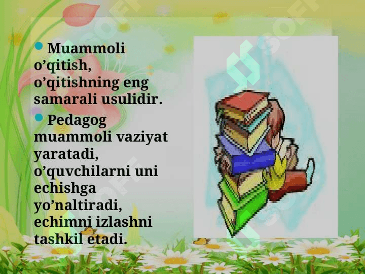 МУАММОЛИ ЎҚИТИШ ТЕХНОЛОГИЯСИ 8